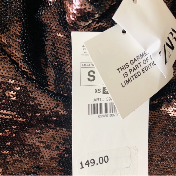 ZARA SEQUIN KNIT DRESS Bloggers favorite - Picture 11 of 13